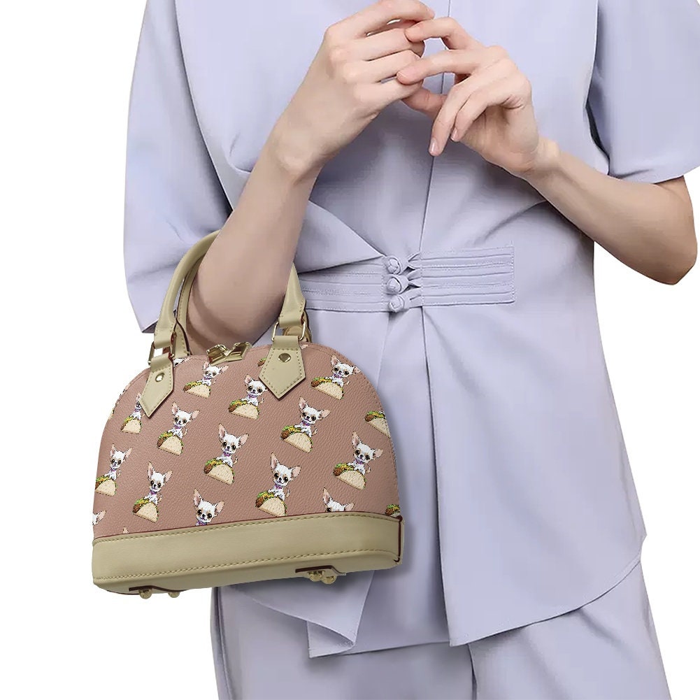 chihuahua taco handbag
