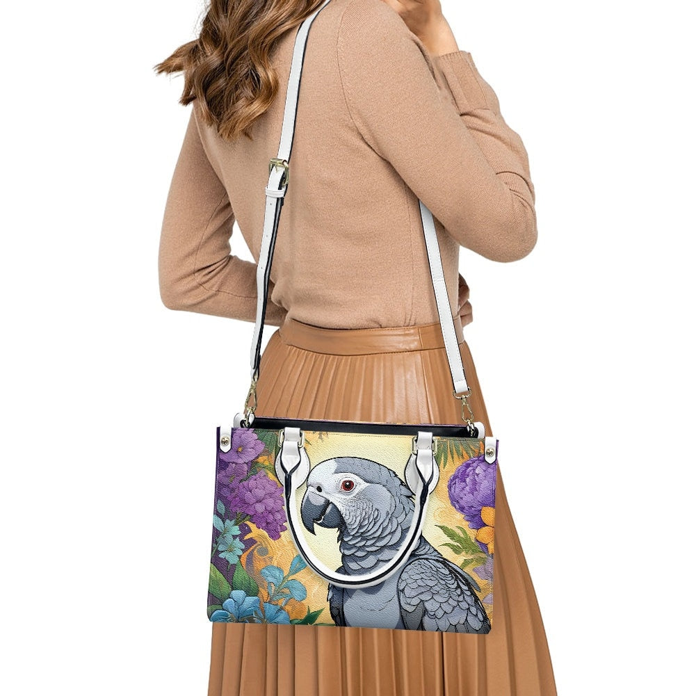 African Grey Parrot Purse Bag