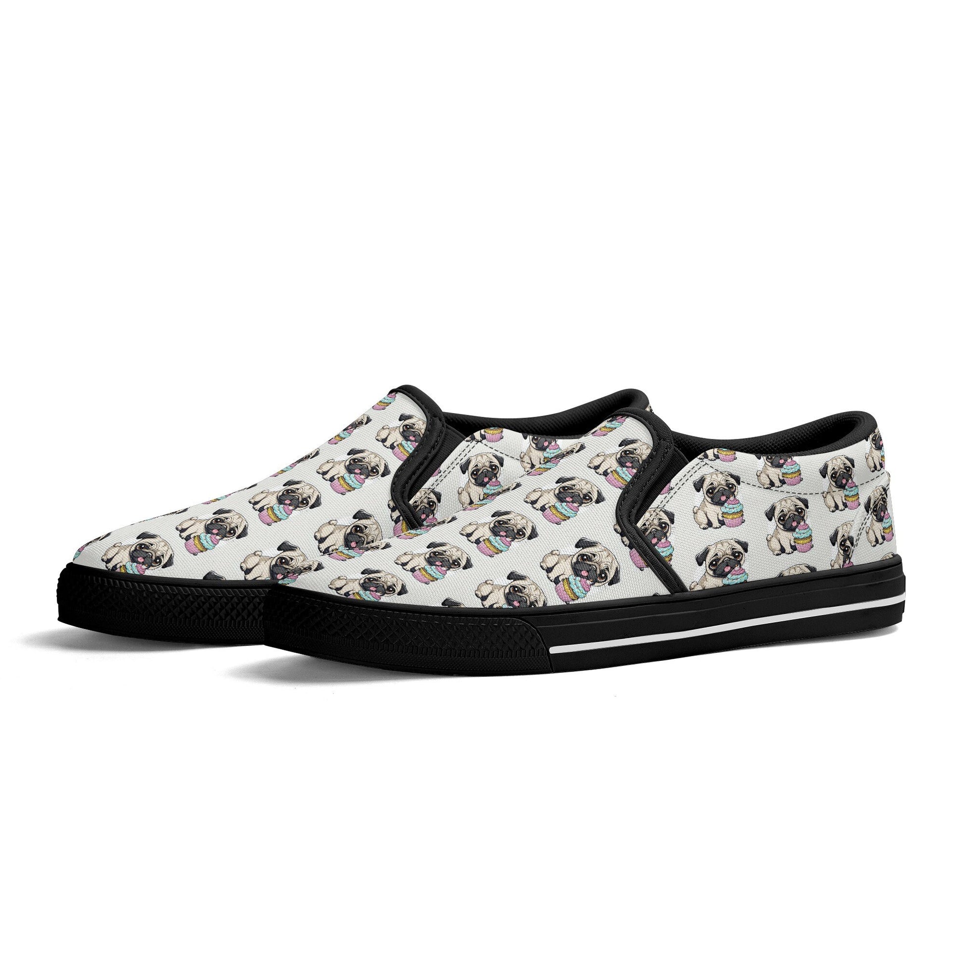 Pug Women's Slip On Shoes