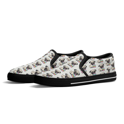 Pug Women's Slip On Shoes