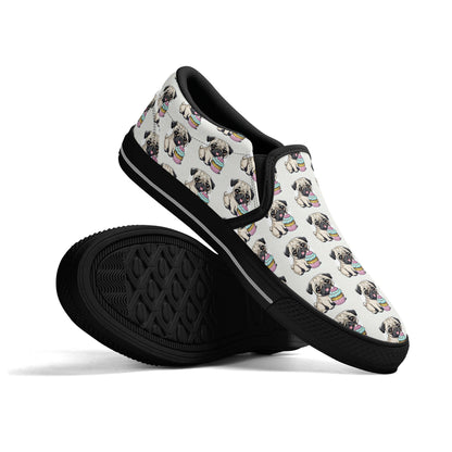Pug Women's Slip On Shoes