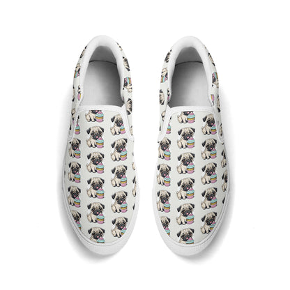 Pug Women's Slip On Shoes