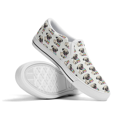 Pug Women's Slip On Shoes
