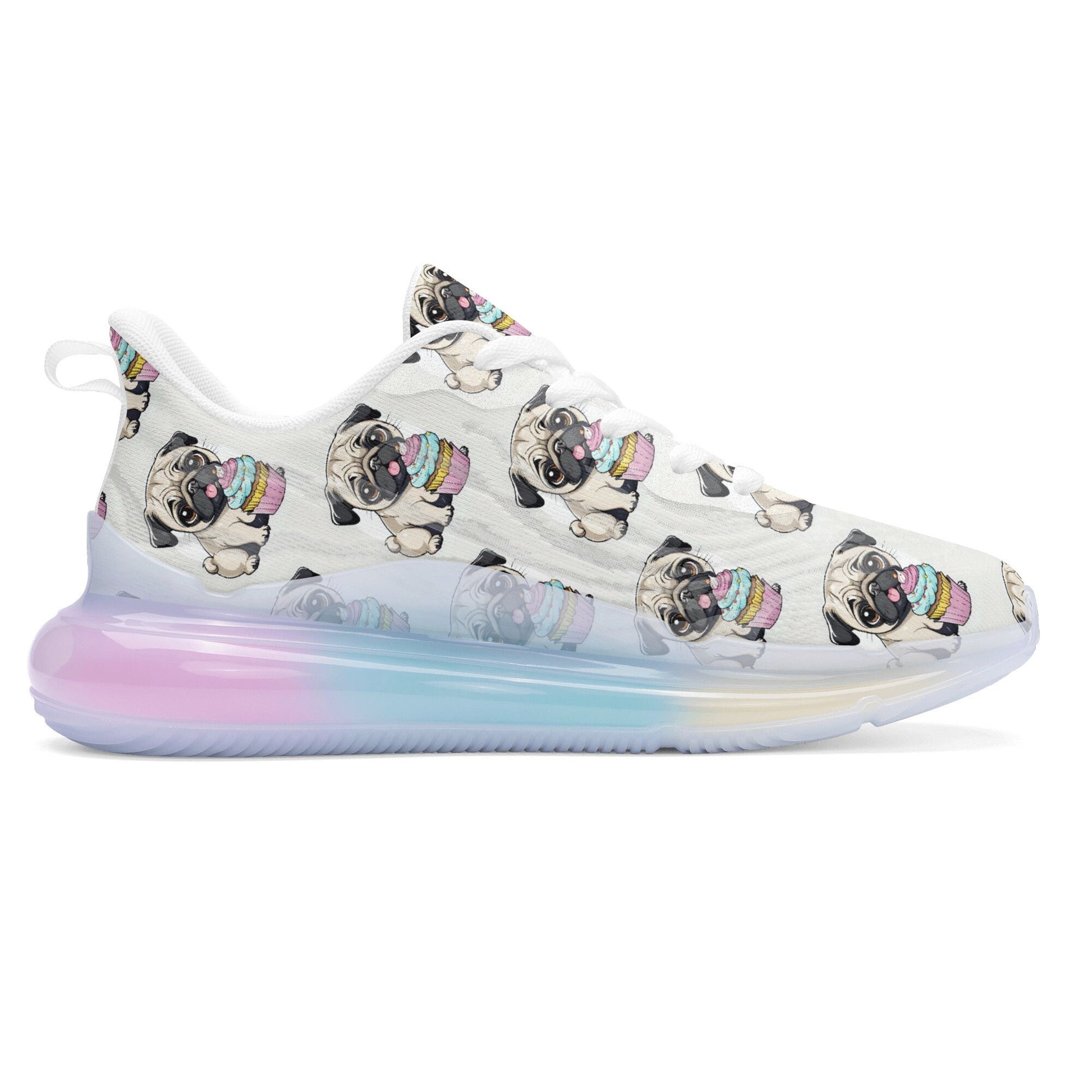 Pug Women's Rainbow Atmospheric Cushion Running Shoes
