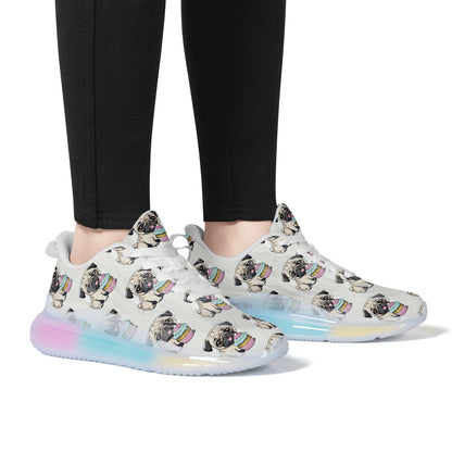 Pug Women's Rainbow Atmospheric Cushion Running Shoes