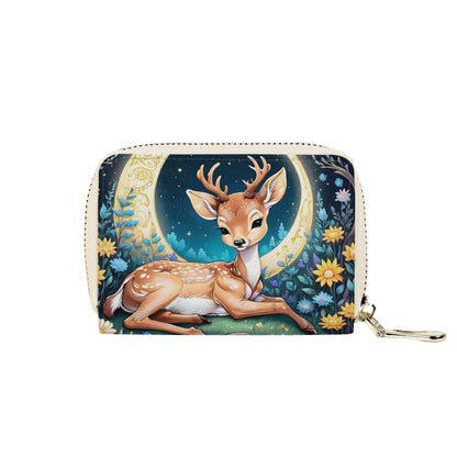 Deer Fawn Zipper Card Holder