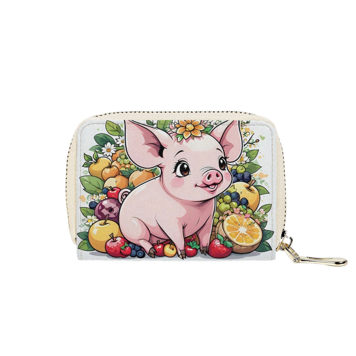 Pig Zipper Card Holder