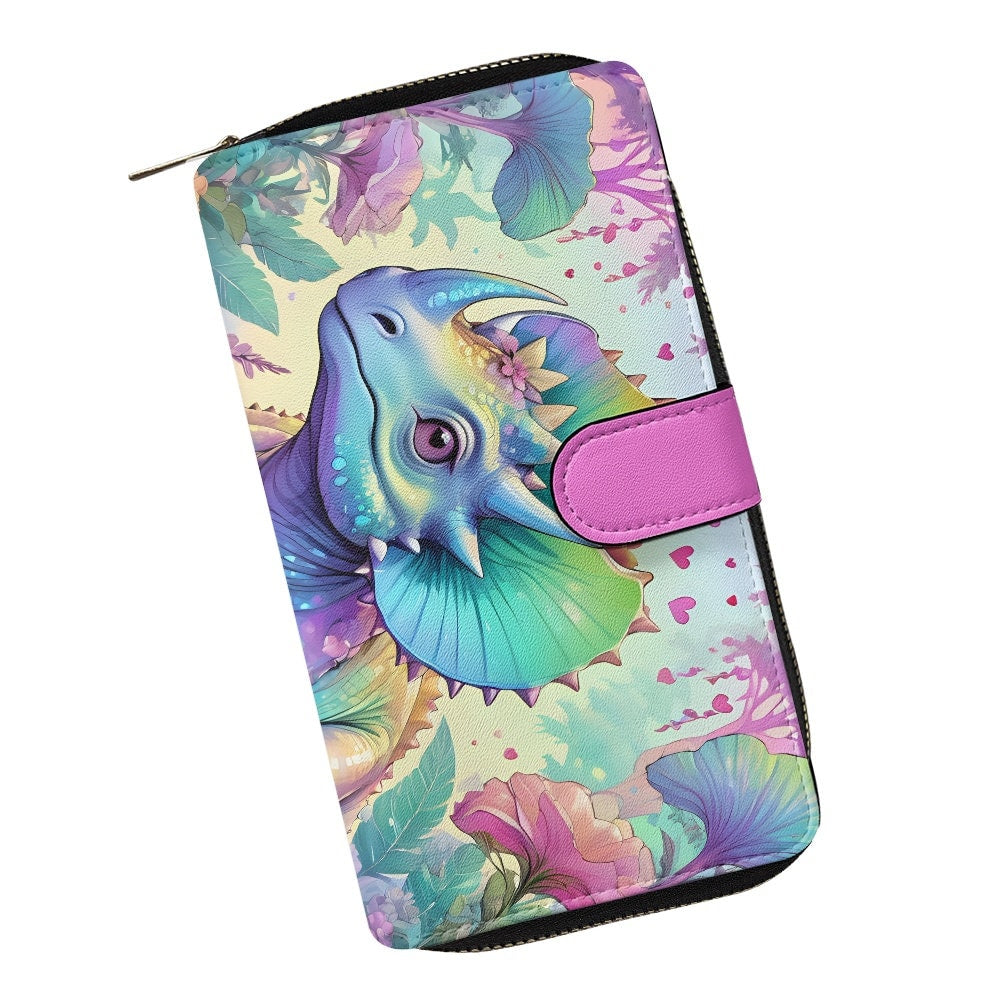 Dino dinosaur ladies wallet