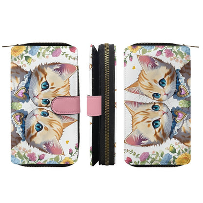 Kitten ladies wallet