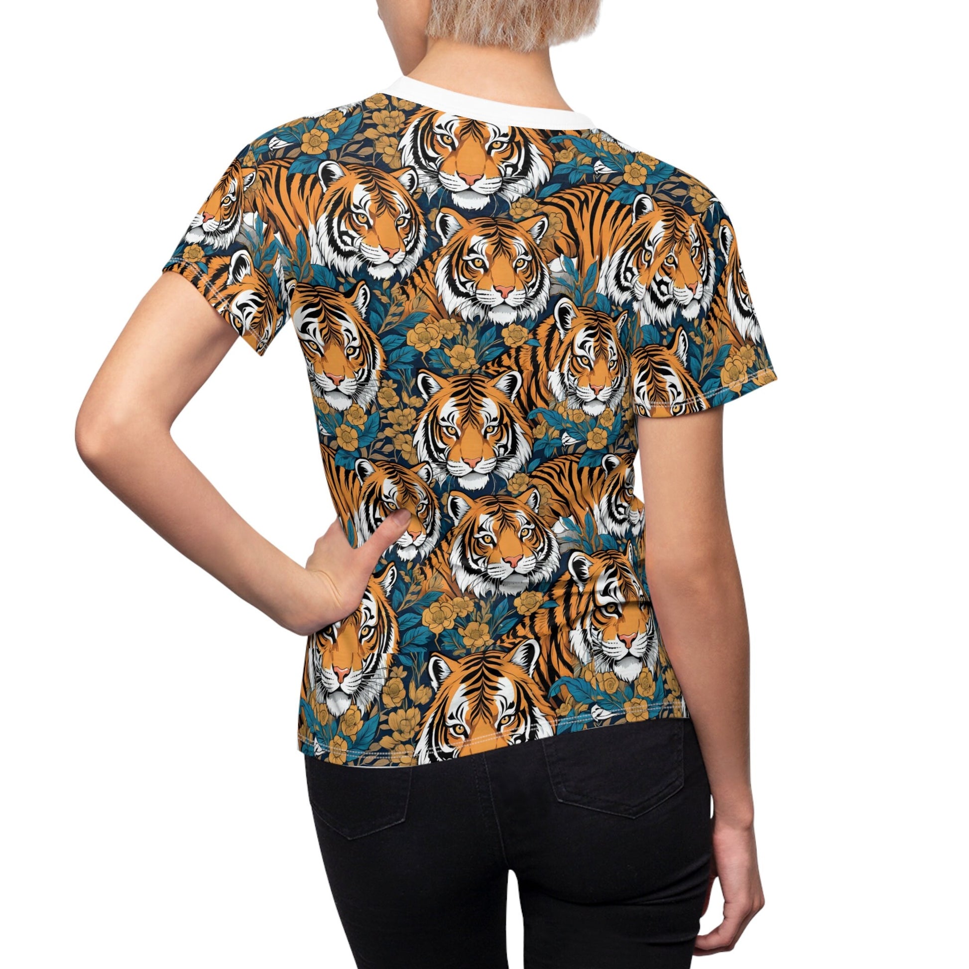 Tiger Women's Cut & Sew Tee (AOP)