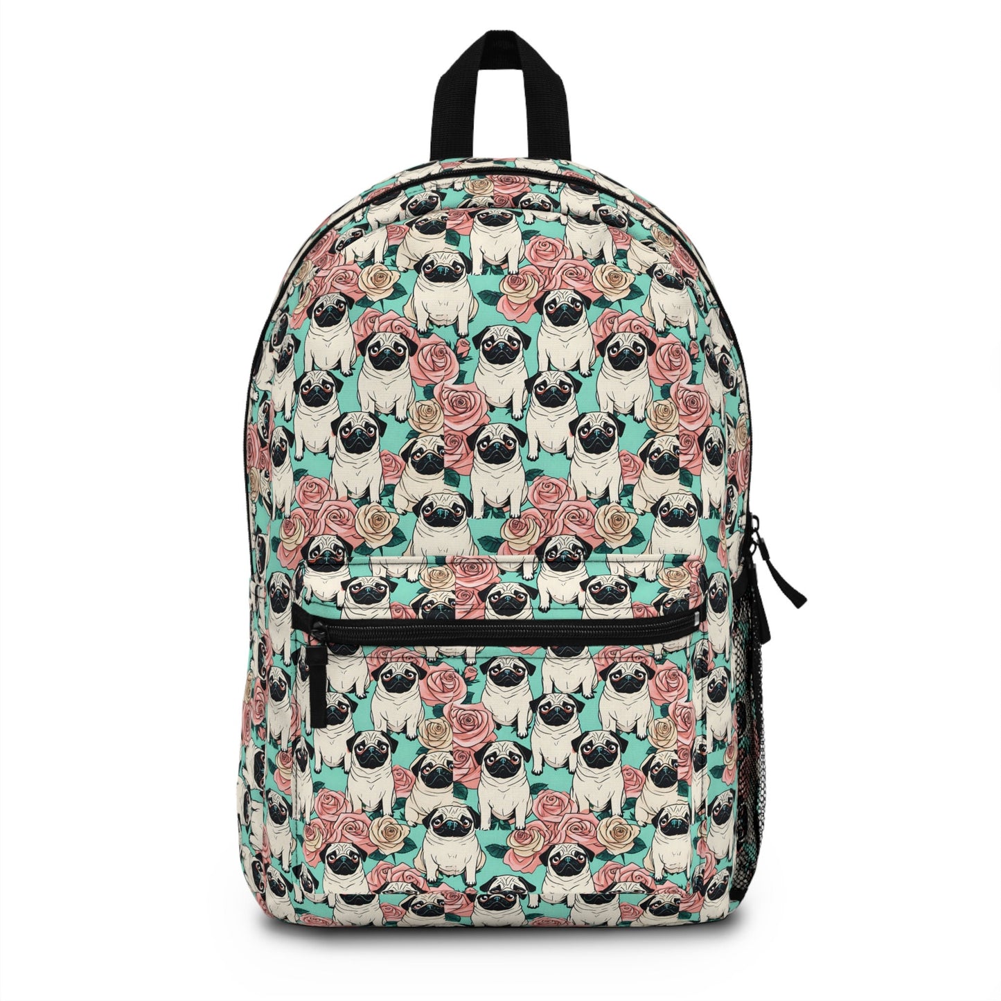 Pugs Roses Backpack