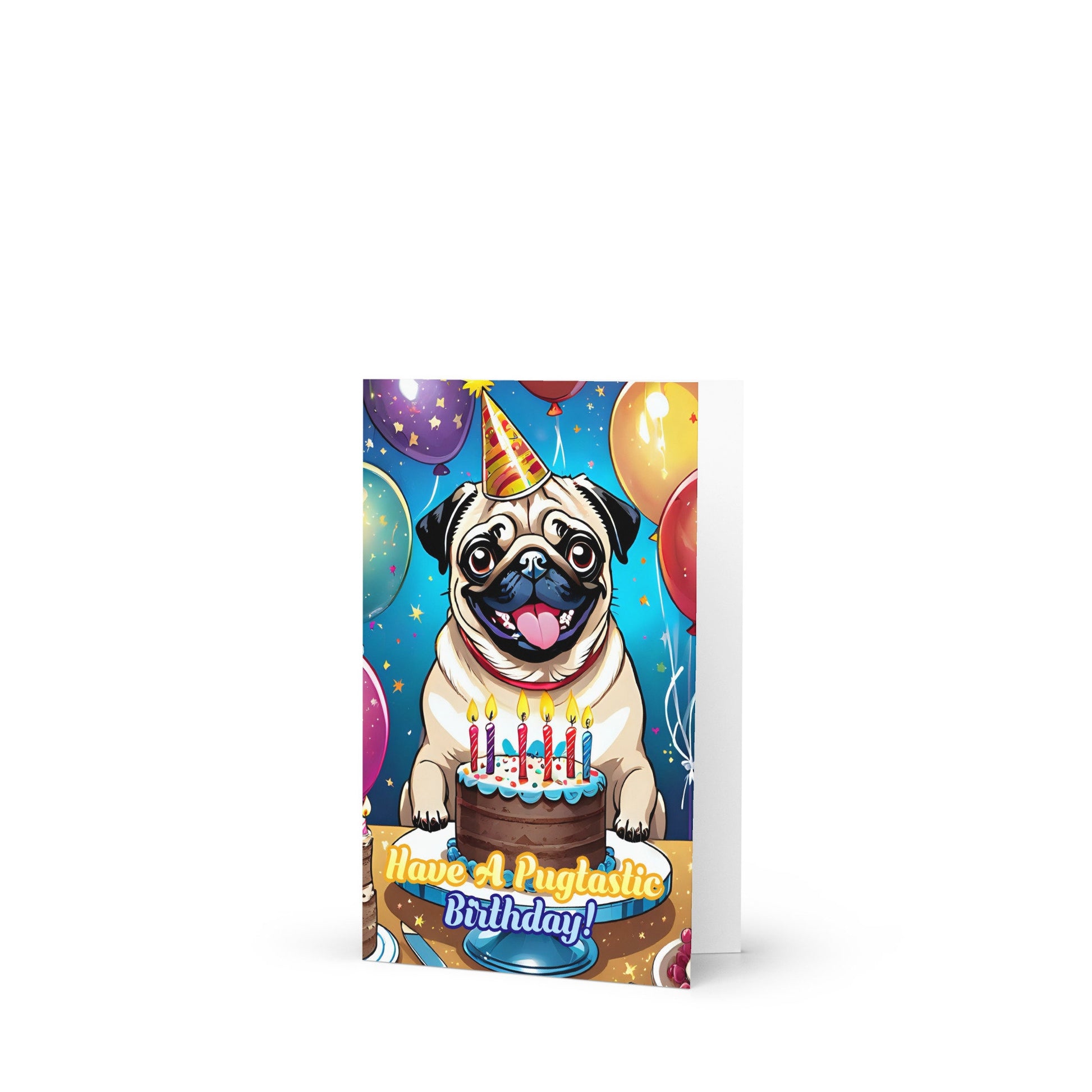 Pug Birthday Greeting card