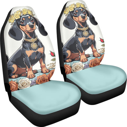 dachshund seat covers 4 color choices