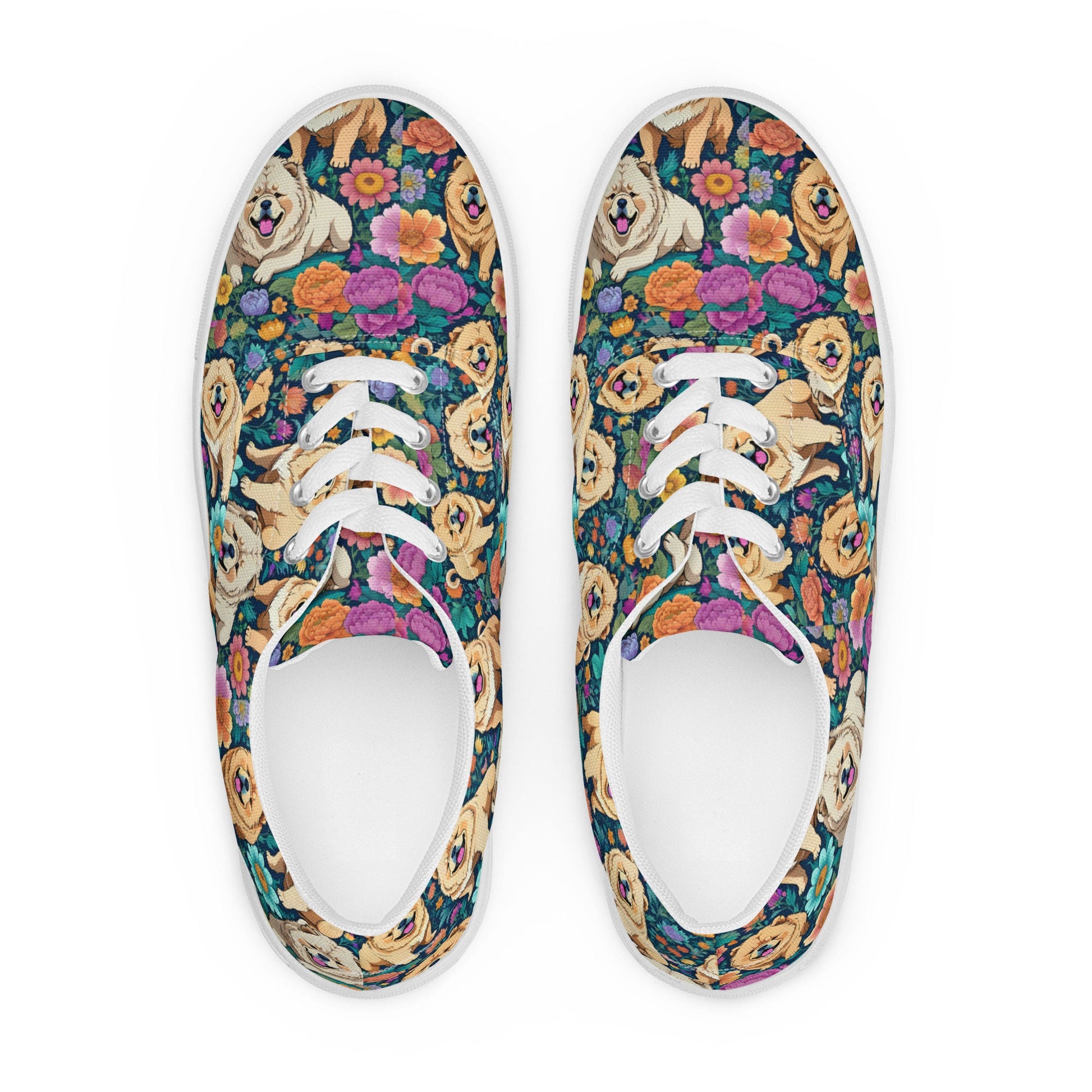 Corgi Women’s lace-up canvas shoes