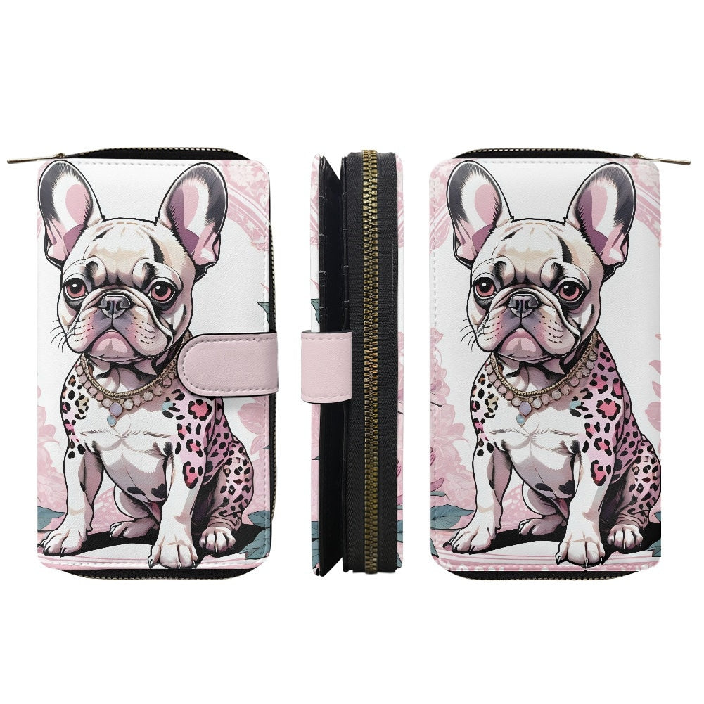 frenchie french bulldog wallet