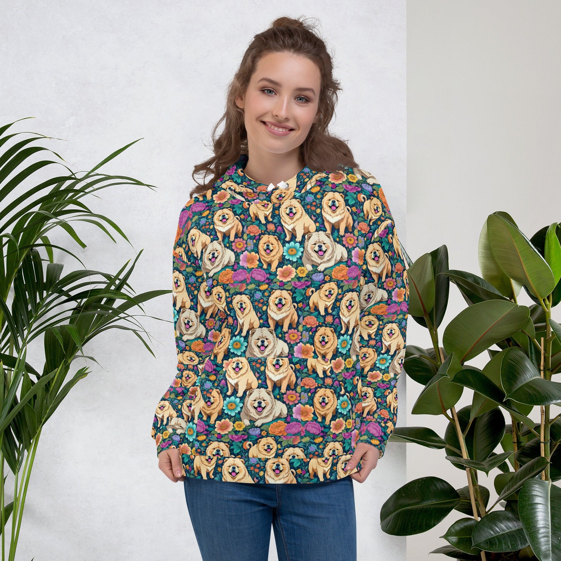 chow chow ladies Hoodie