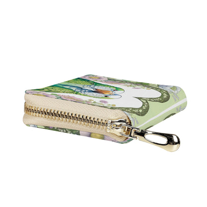 Quaker Parrot Zipper Card Holder