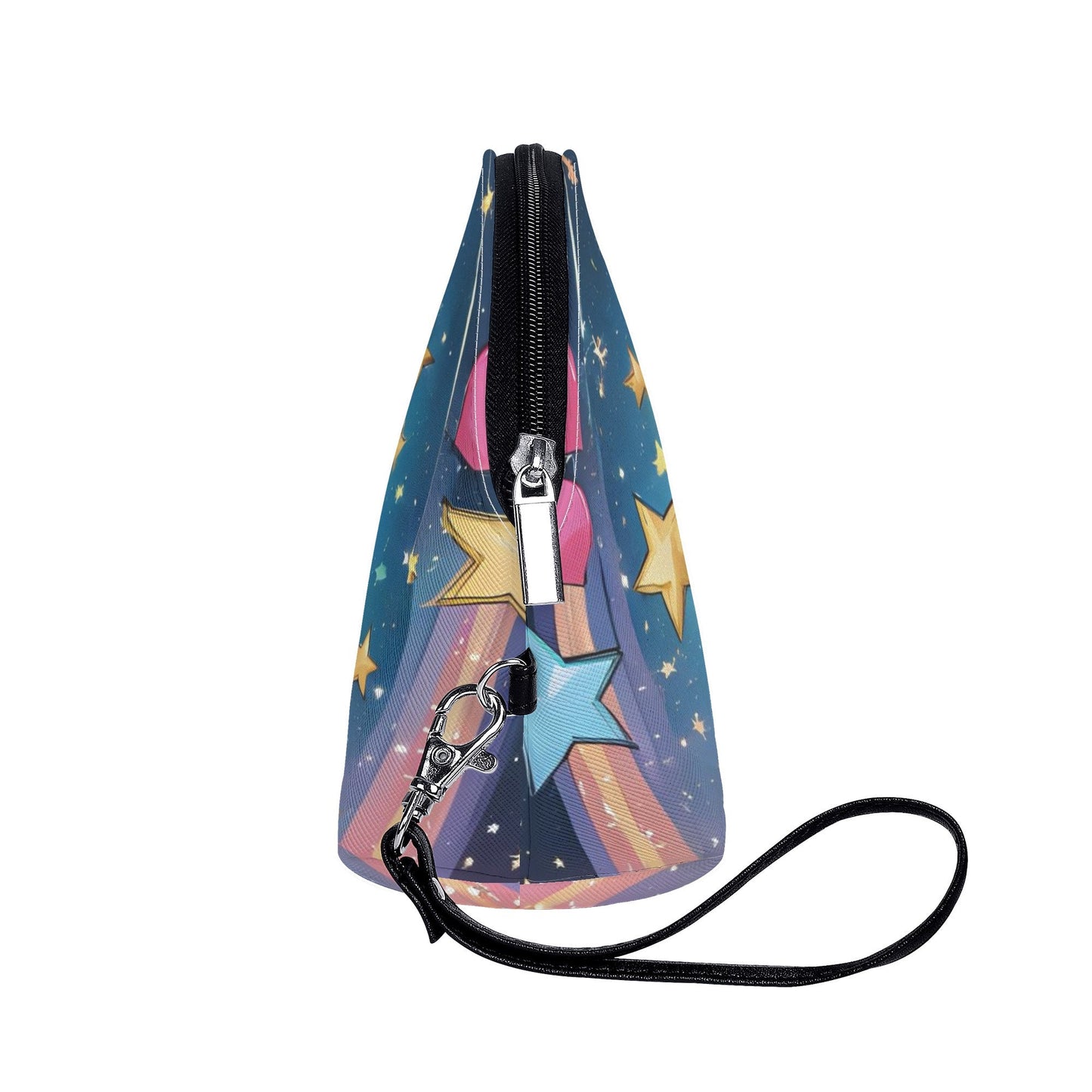 Unicorn Pug Curved Cosmetic Bag