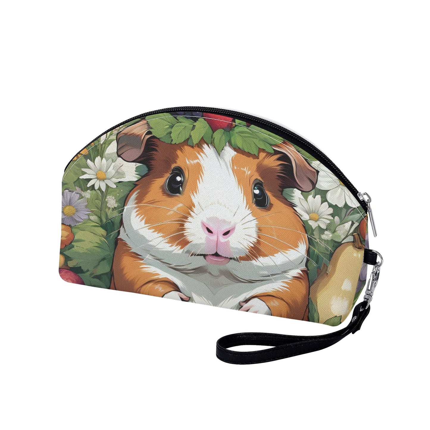 Guinea Pig Curved Cosmetic Bag