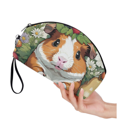 Guinea Pig Curved Cosmetic Bag