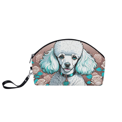 Poodle Curved Cosmetic Bag