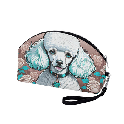 Poodle Curved Cosmetic Bag