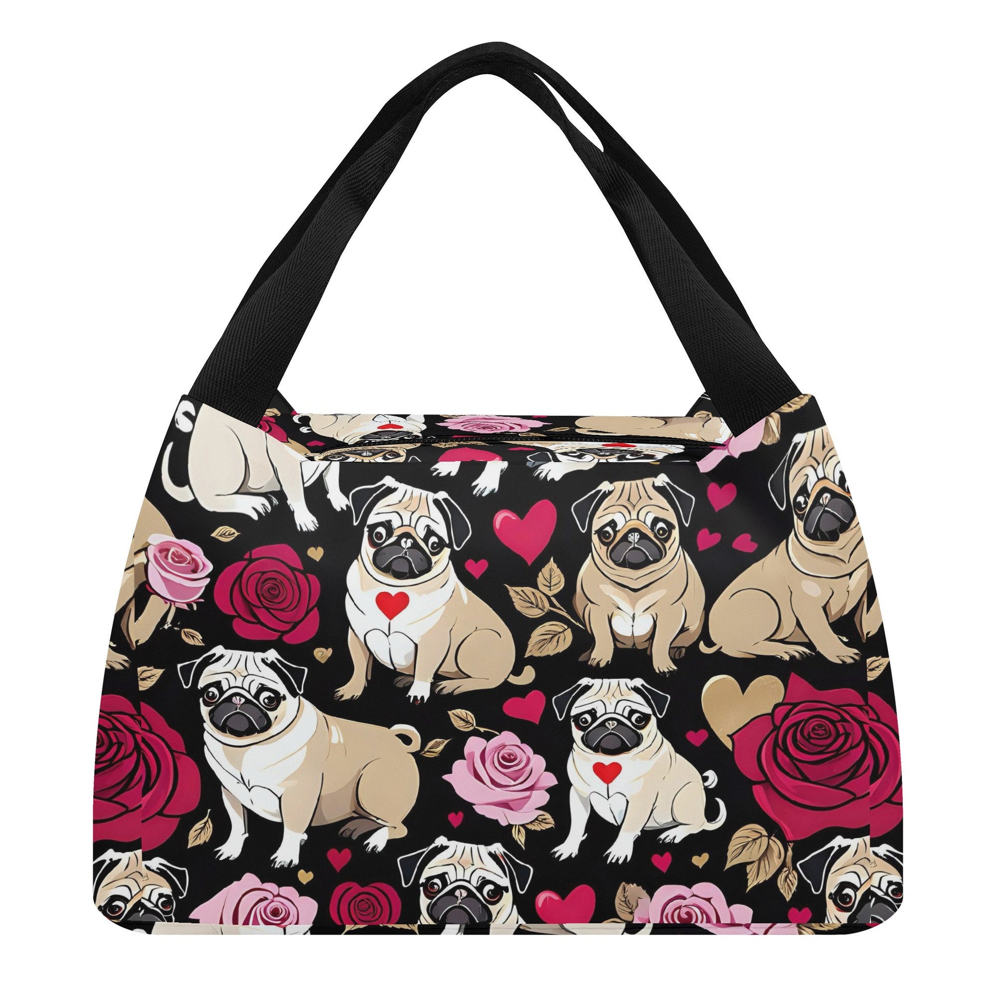 Pug Portable Tote Lunch Bag