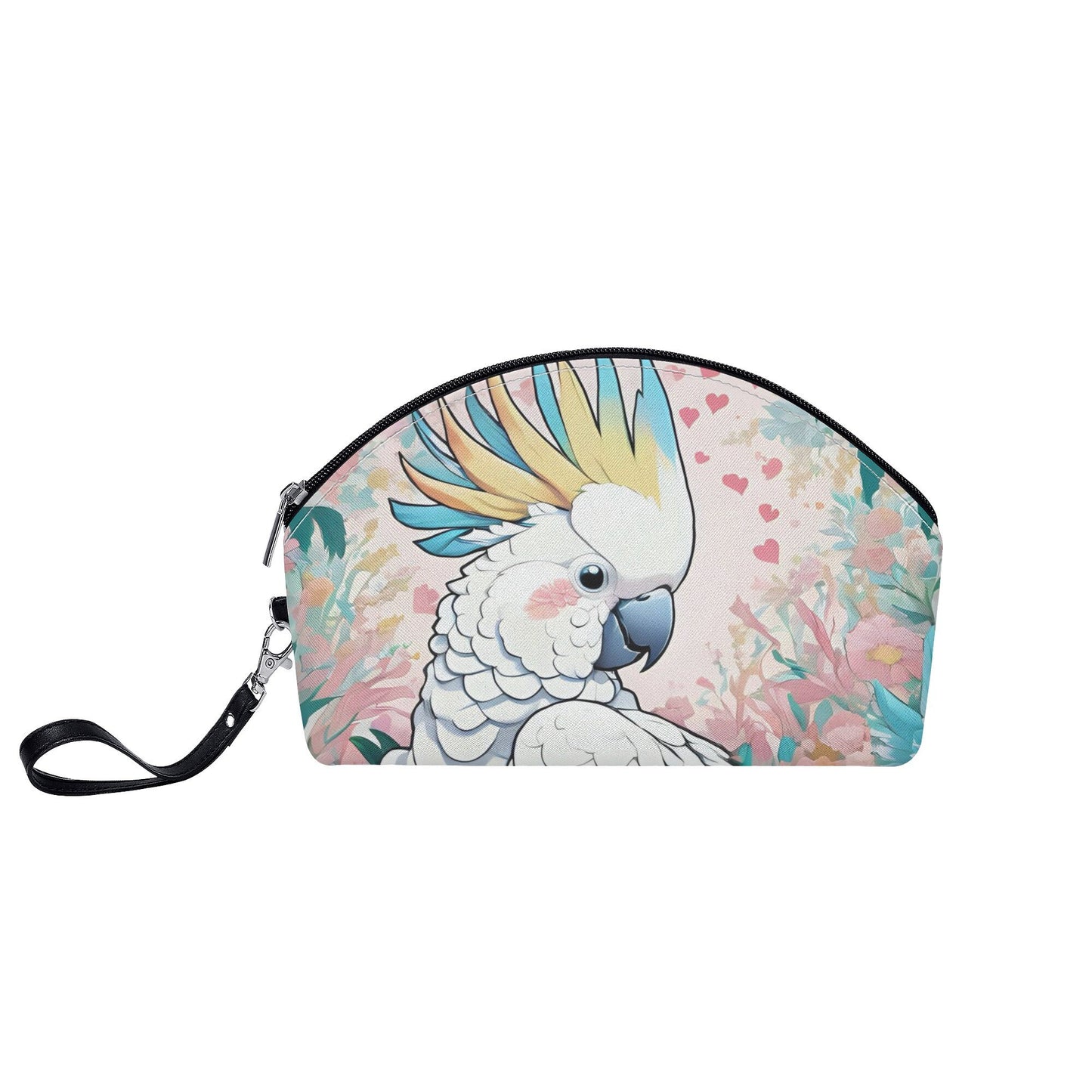 Cockatoo Curved Cosmetic Bag