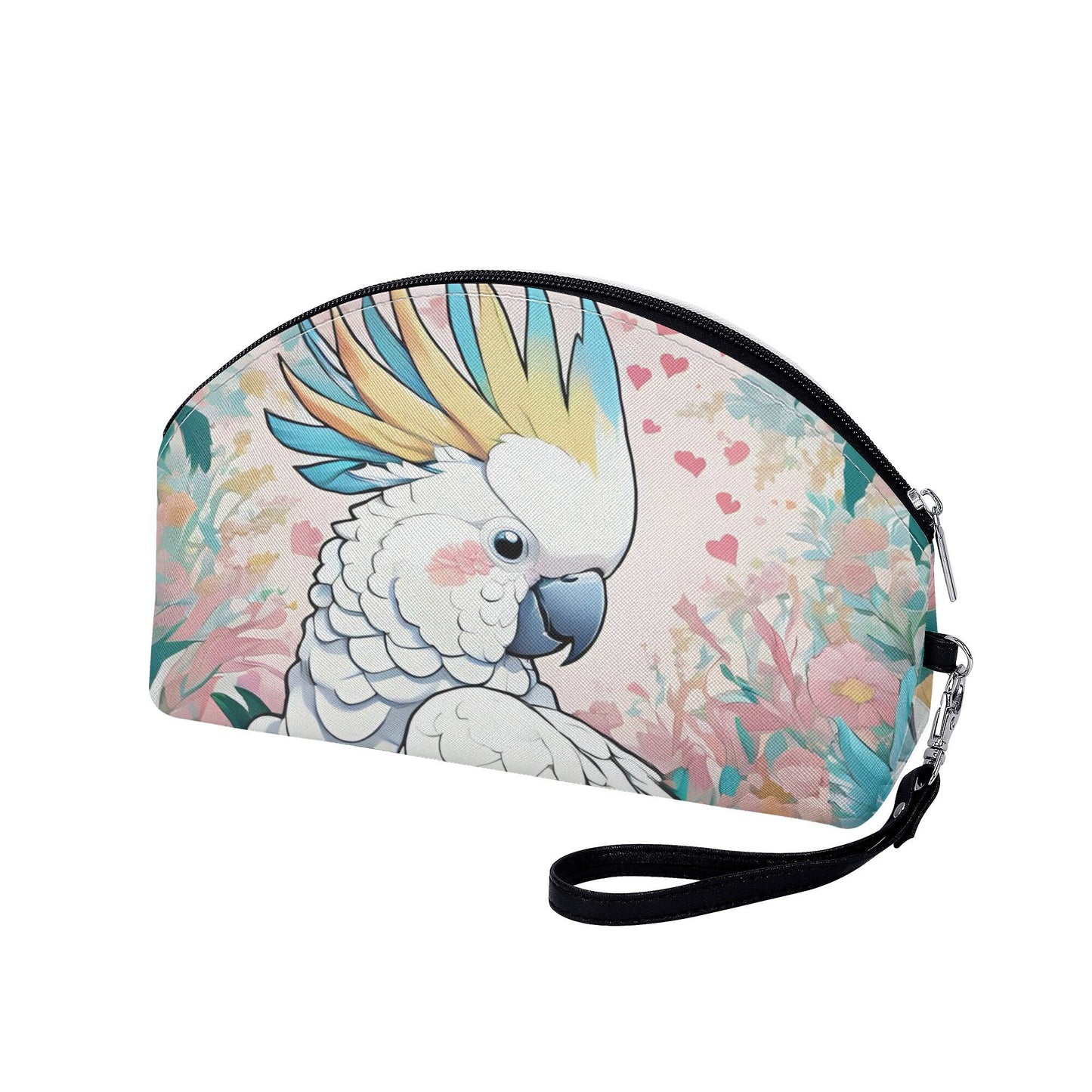 Cockatoo Curved Cosmetic Bag