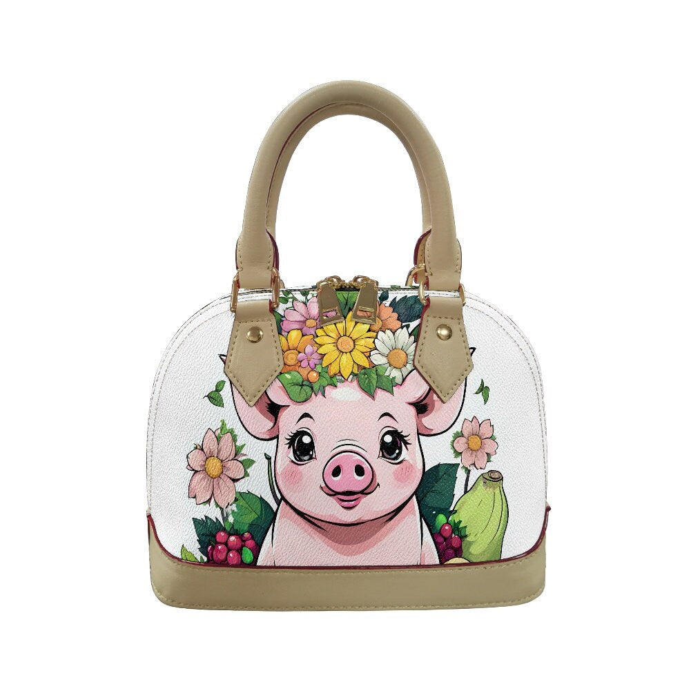 Pig handbag shell bag