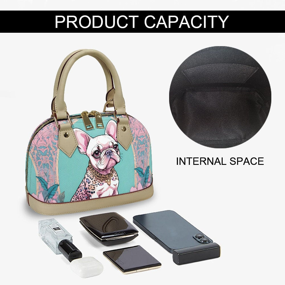 Frenchie French Bulldog Frenchy Shell Handbag