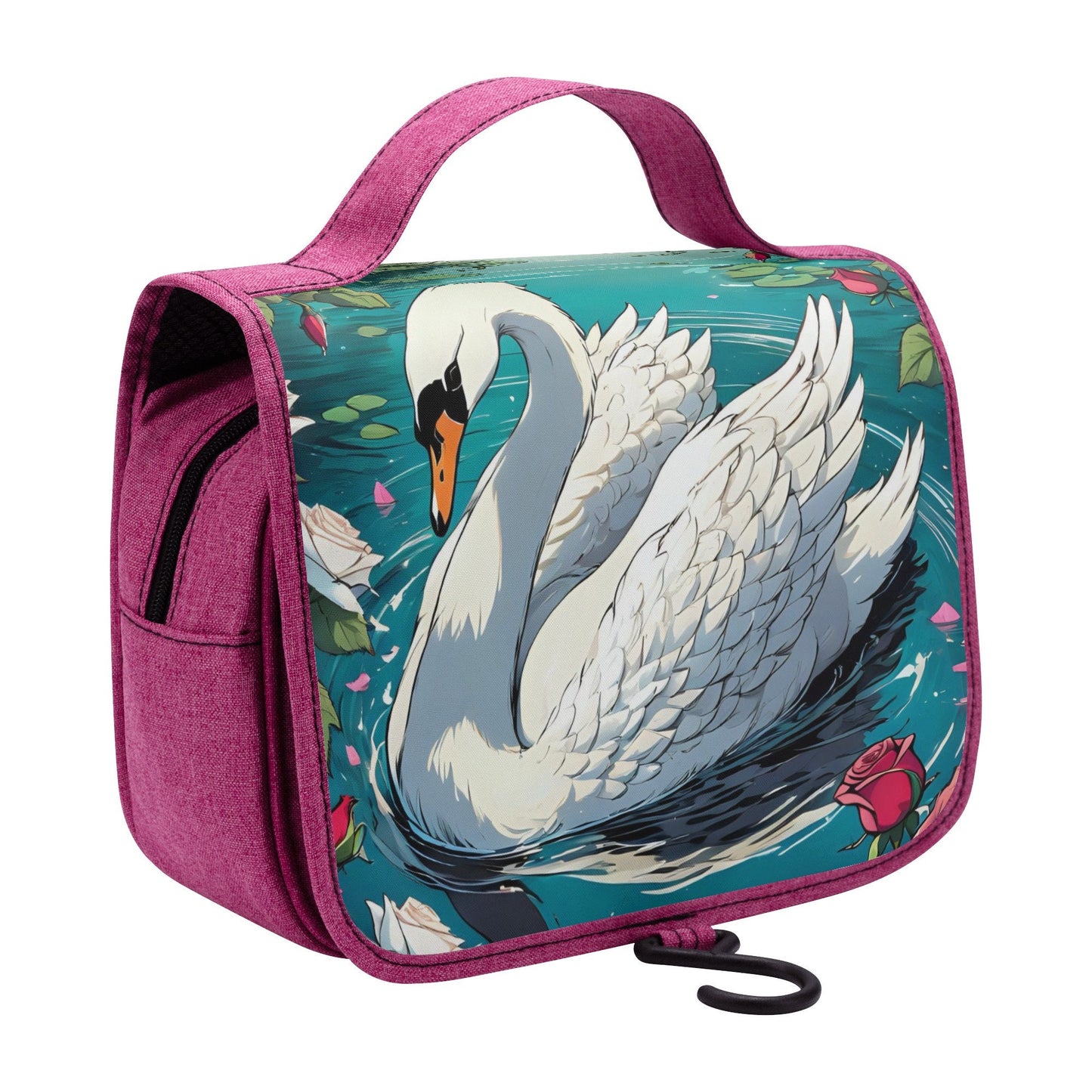 Swan Toiletry Cosmetic Travel Bag