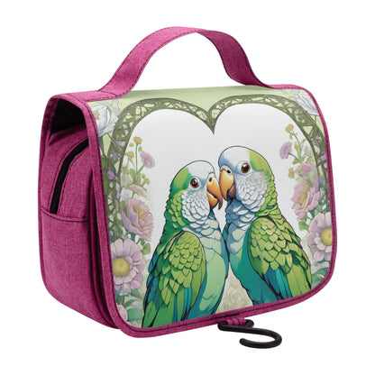 Quaker Parrot Toiletry Cosmetic Travel Bag