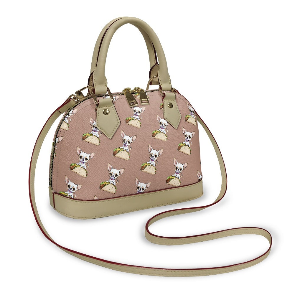 chihuahua taco handbag
