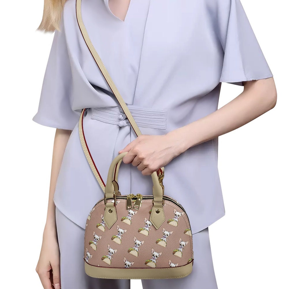 chihuahua taco handbag