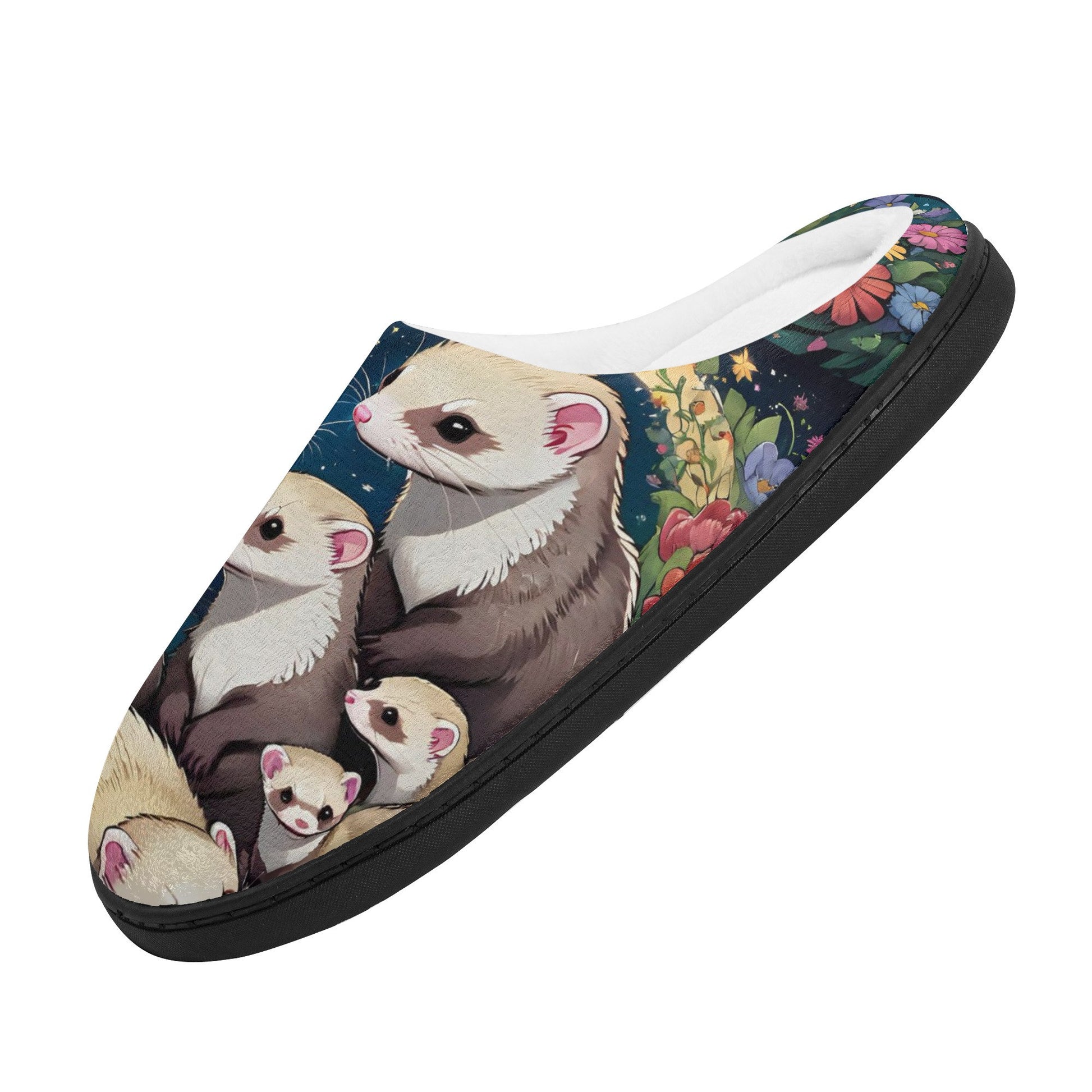 Ferret Ladies Rubber Autumn Slipper Room Shoes