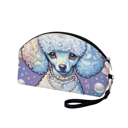 Poodle Curved Cosmetic Bag