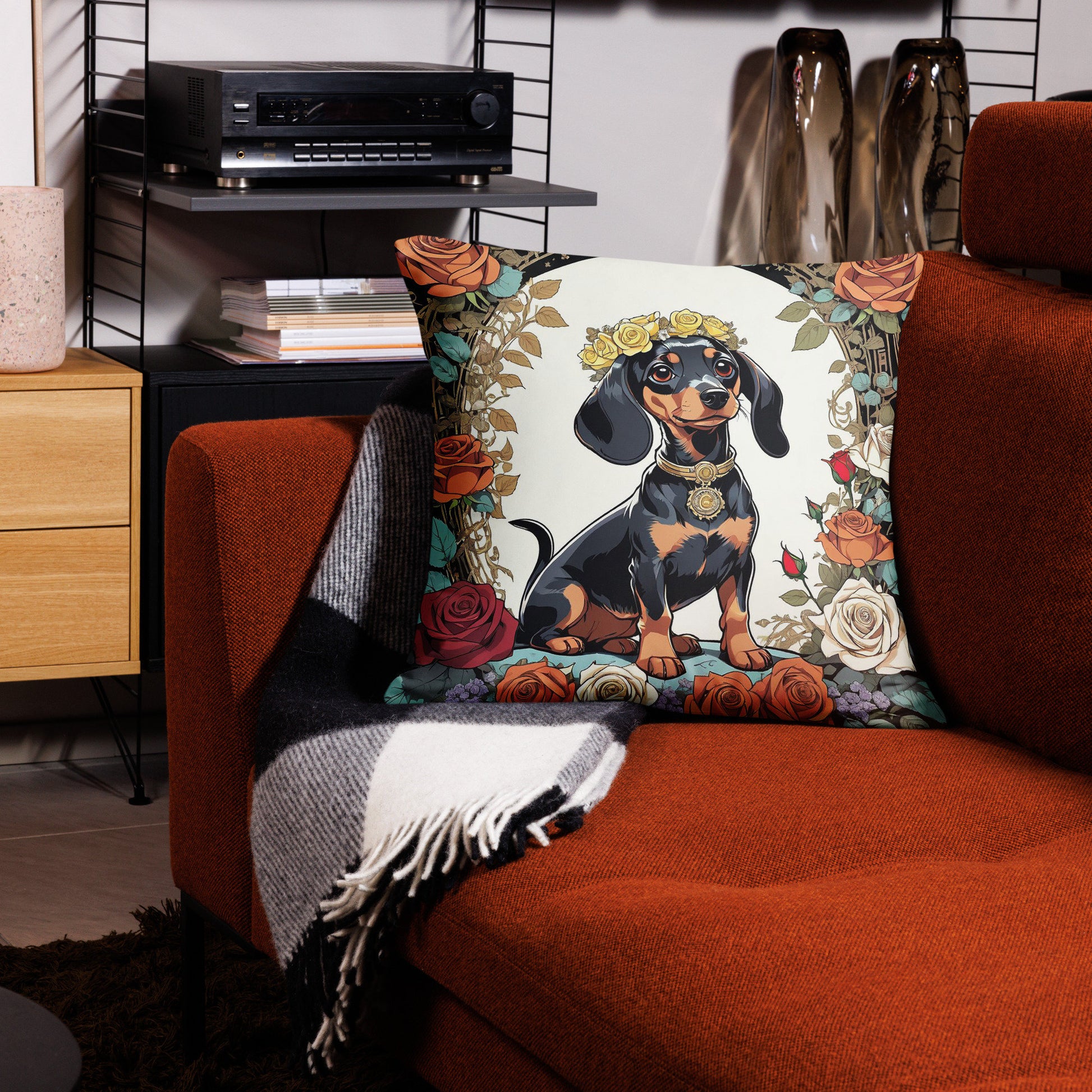 Dachshund Doxie Doxy Weenie Dog Weiner Dog Sausage Pillow