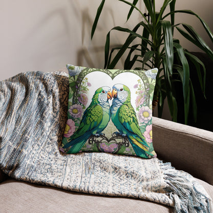 Quaker Parrot Pillow