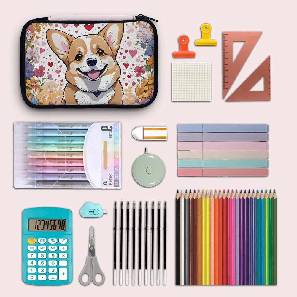 Corgi Pencil Bag Corgi Pencil Box School Pencil Case