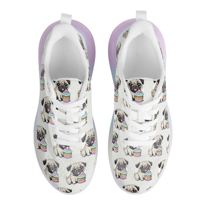 Pug Women's Rainbow Atmospheric Cushion Running Shoes