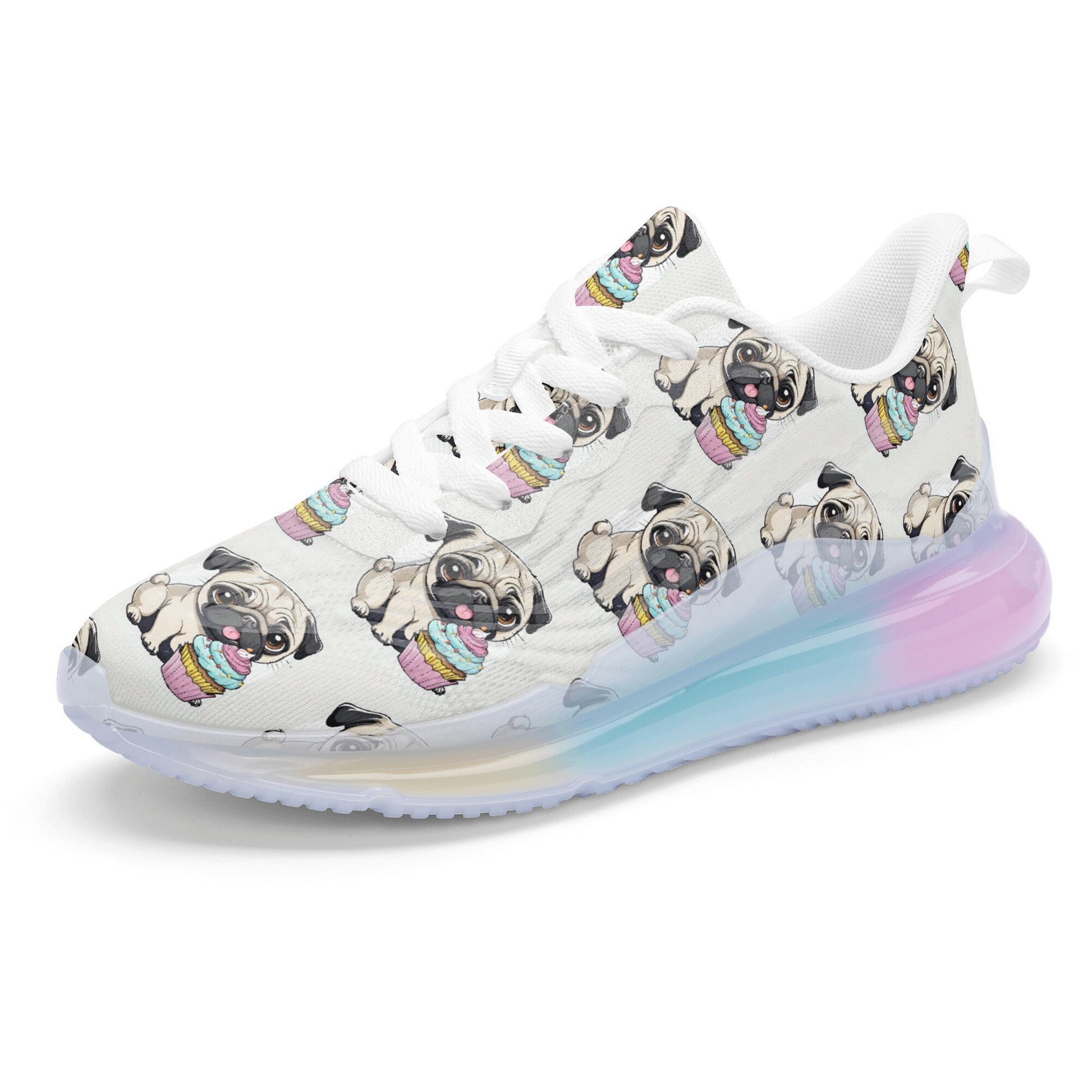Pug Women's Rainbow Atmospheric Cushion Running Shoes