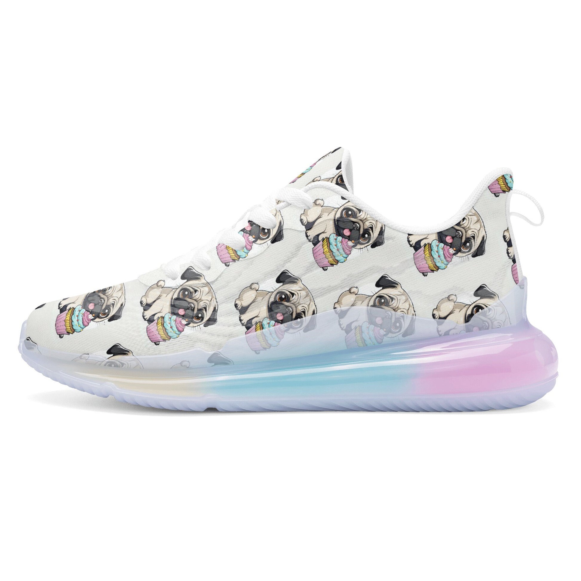 Pug Women's Rainbow Atmospheric Cushion Running Shoes