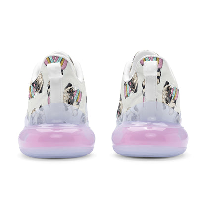 Pug Women's Rainbow Atmospheric Cushion Running Shoes