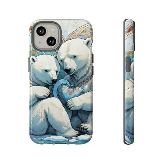 Polar Bear Tough Cases iphone 14, iphone 14 pro, iphone 14 plus, iphone 14 pro max