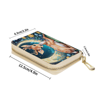 Deer Fawn Zipper Card Holder