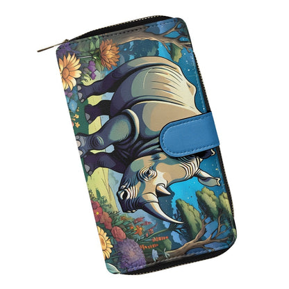 Rhino Rhinoceros Ladies Wallet