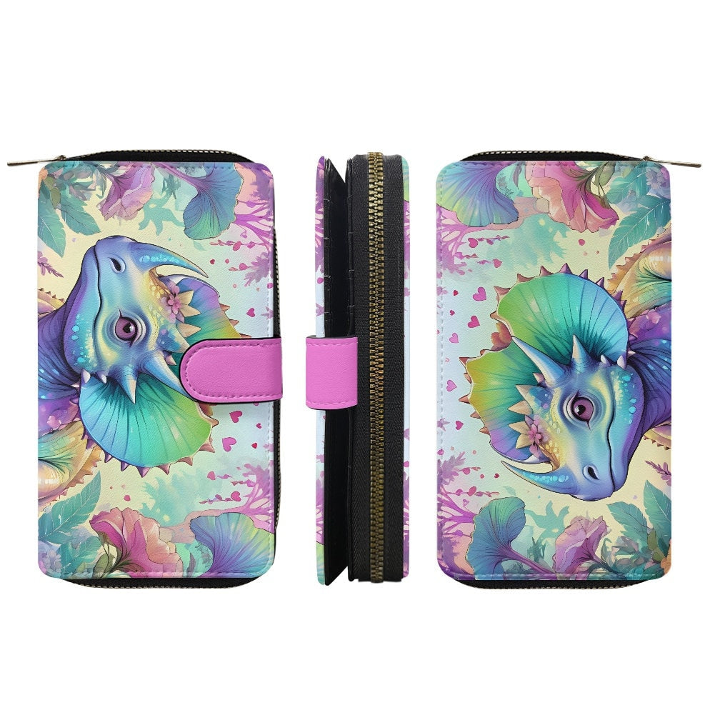 Dino dinosaur ladies wallet