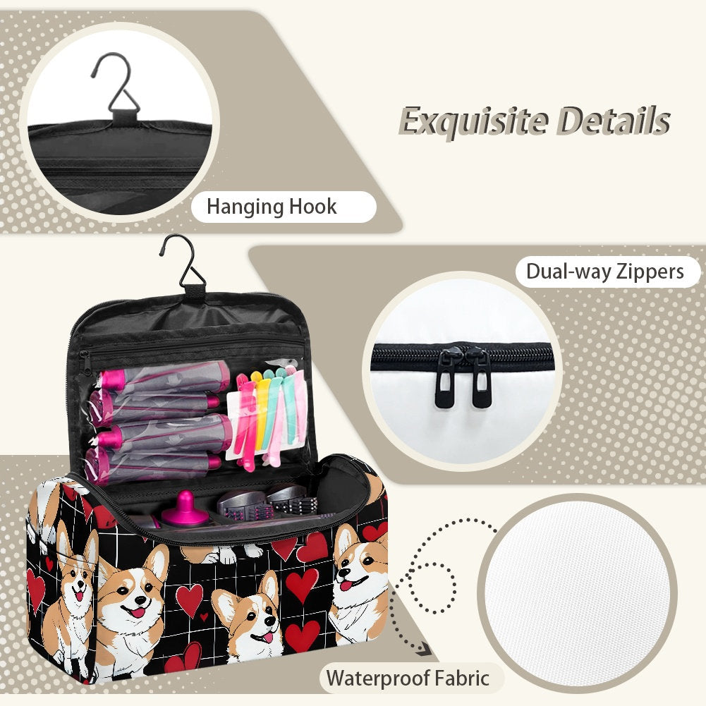 Corgi Hair Dryer Storage bag Hair Dryer Carrier hair dryer tote hair dryer organizer bag