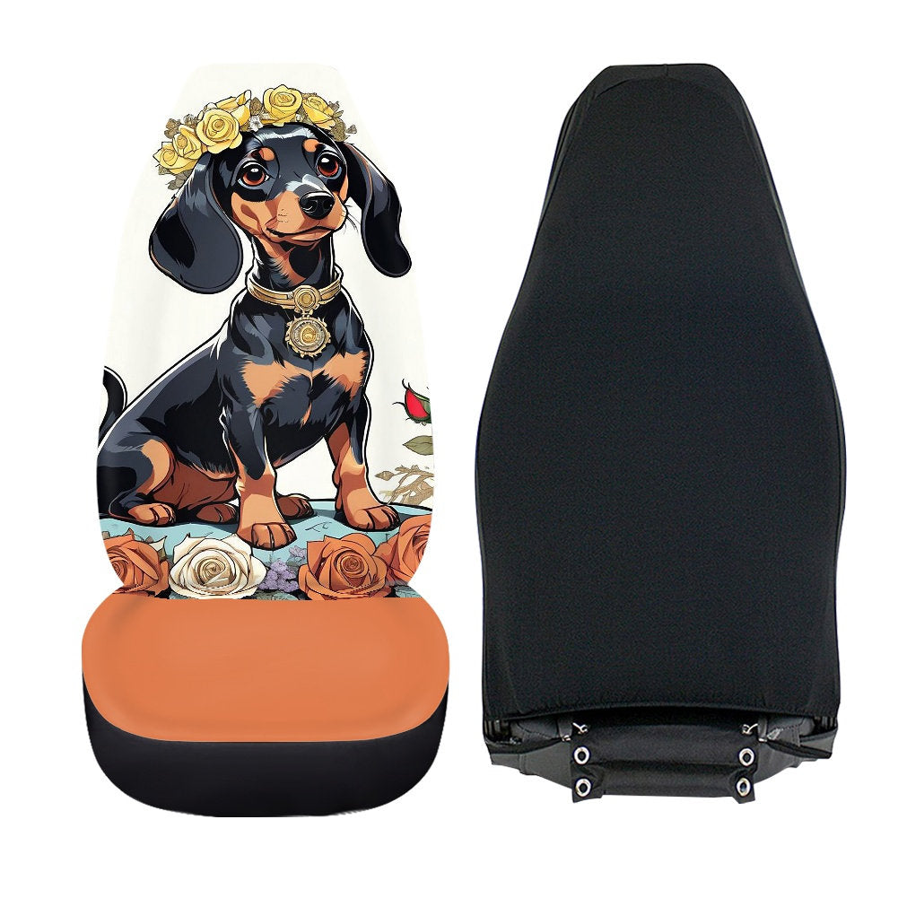 dachshund seat covers 4 color choices